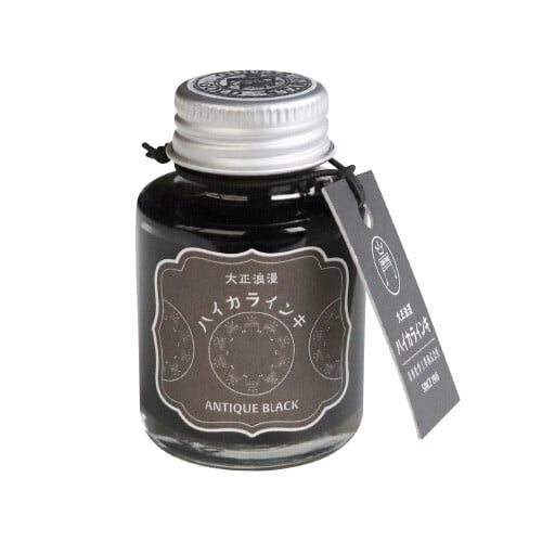 Antique Black / Teranishi Guitar Taisho Roman Haikara Fountain Pen Ink