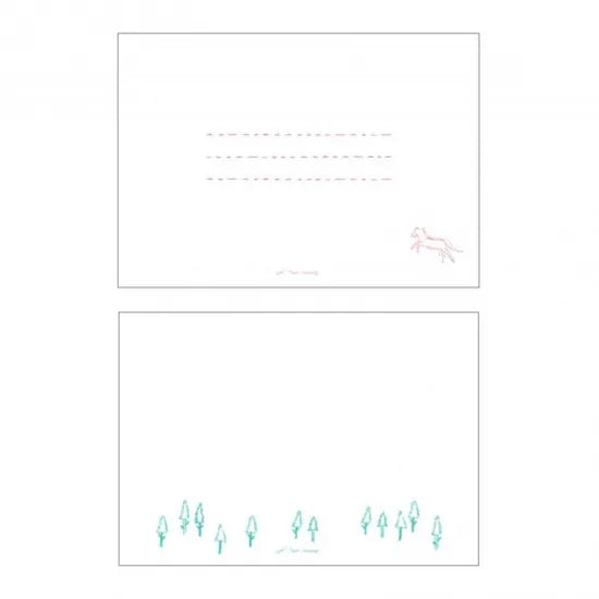 Daytime Grassland Circus Letter Set · Paper Message