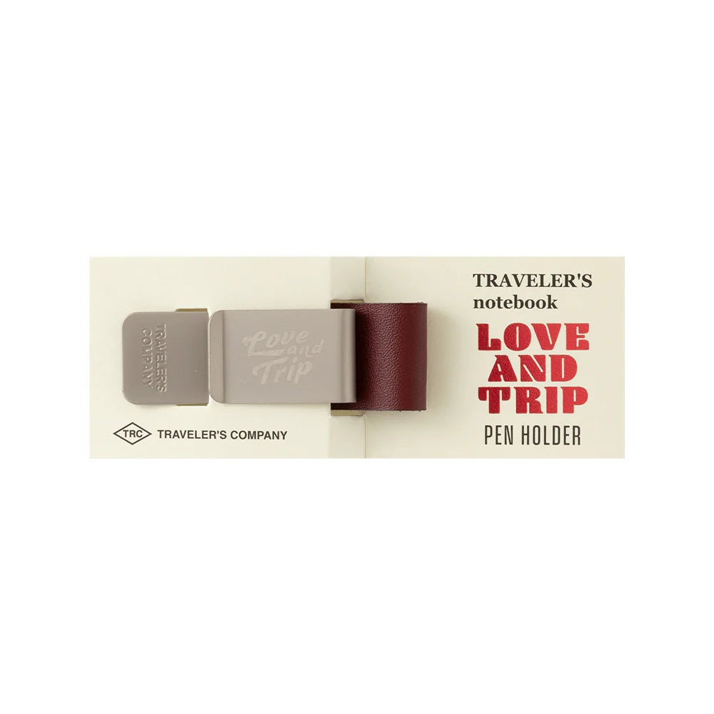 TRAVELER'S LOVE AND TRIP Pen Holder (Red)