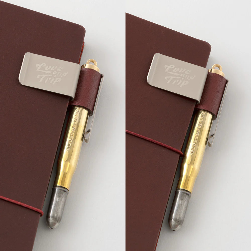 TRAVELER'S LOVE AND TRIP Pen Holder (Red)