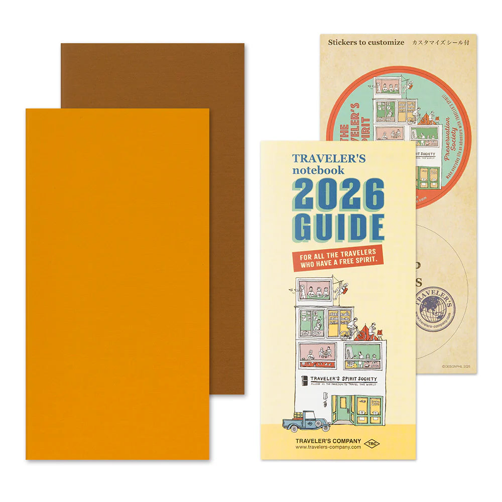 2026 TRAVELER'S Diary Weekly Vertical (Regular Size)