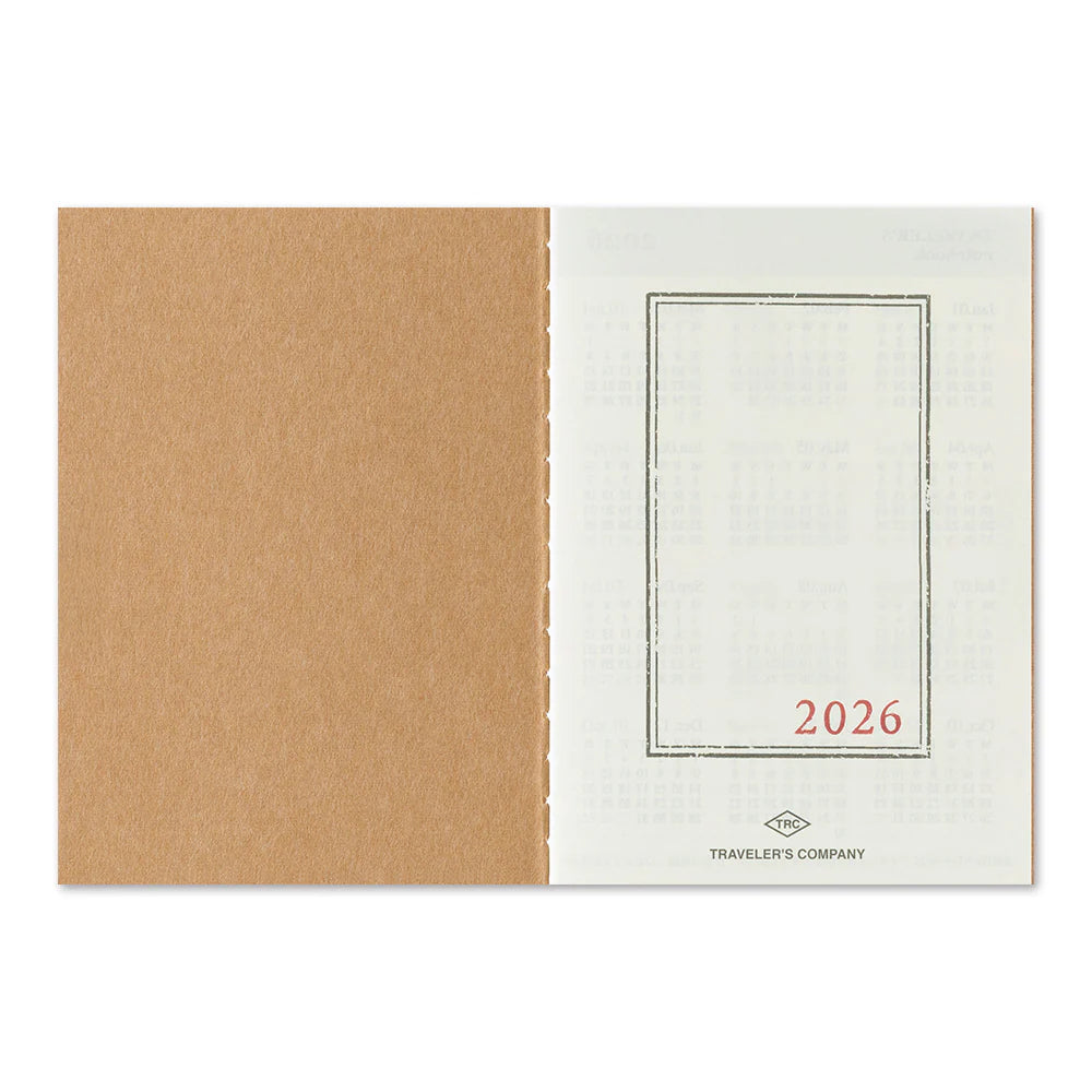 2026 TRAVELER'S Diary Monthly (Passport Size)