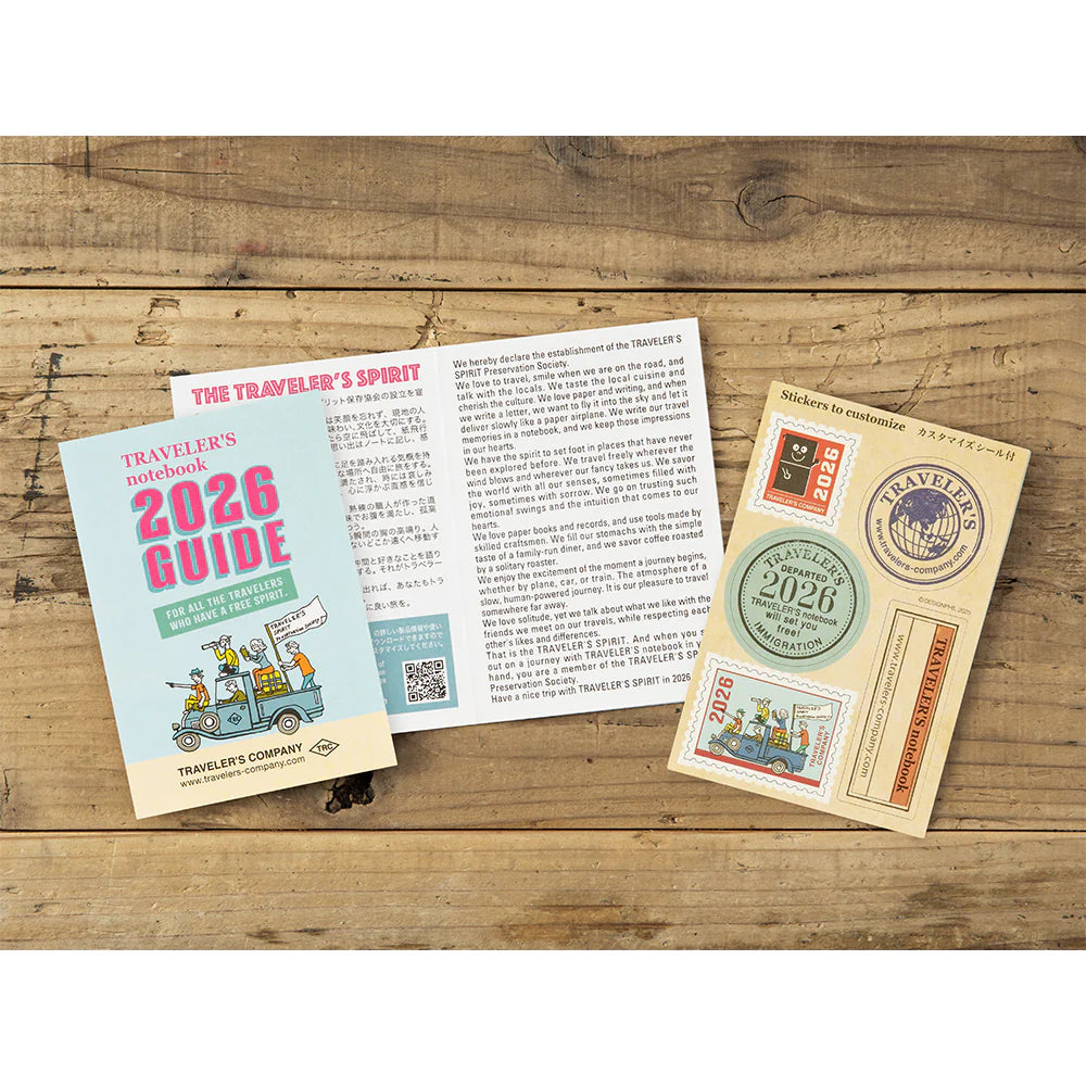 2026 TRAVELER'S Diary Monthly (Passport Size)