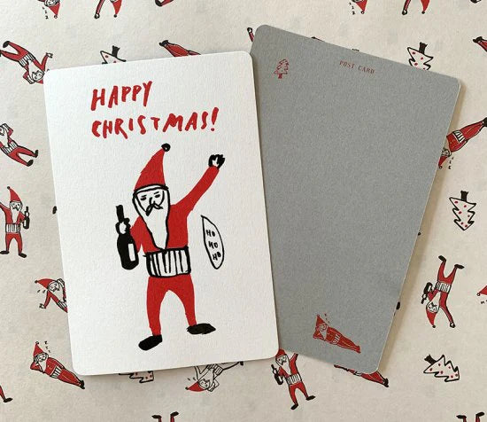 Happy Christmas! Santa Postcard · Regaro Papiro