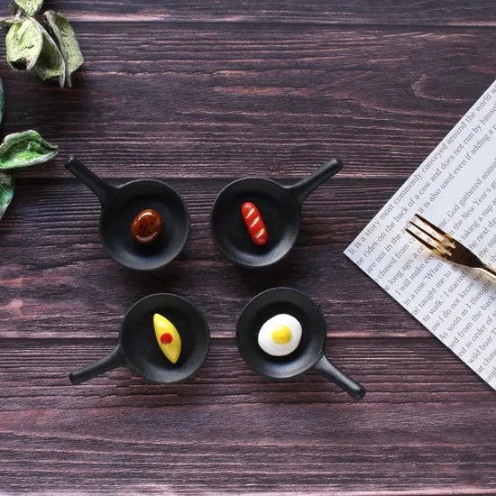 Pan with Weiner Chopstick Rest · Masters Craft