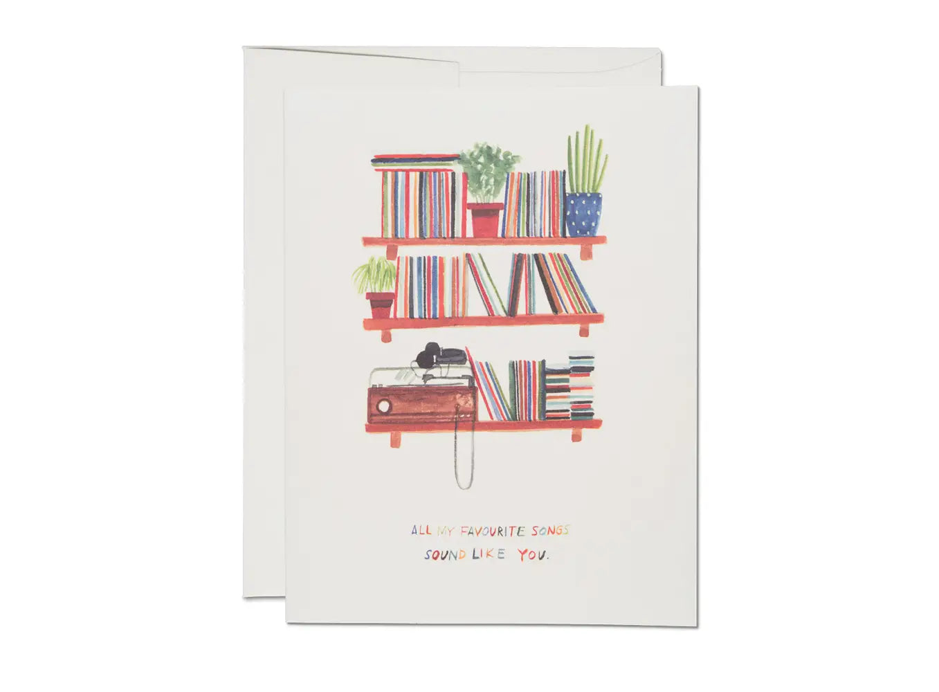 Love Songs Love Card · Red Cap Cards