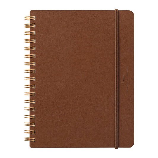 Dark Brown Grain B6 Notebook