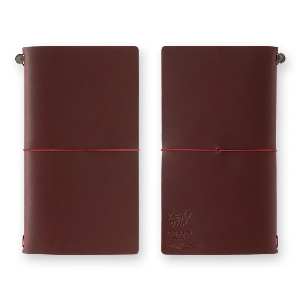 TRAVELER'S Notebook LOVE AND TRIP / Red (Regular Size)