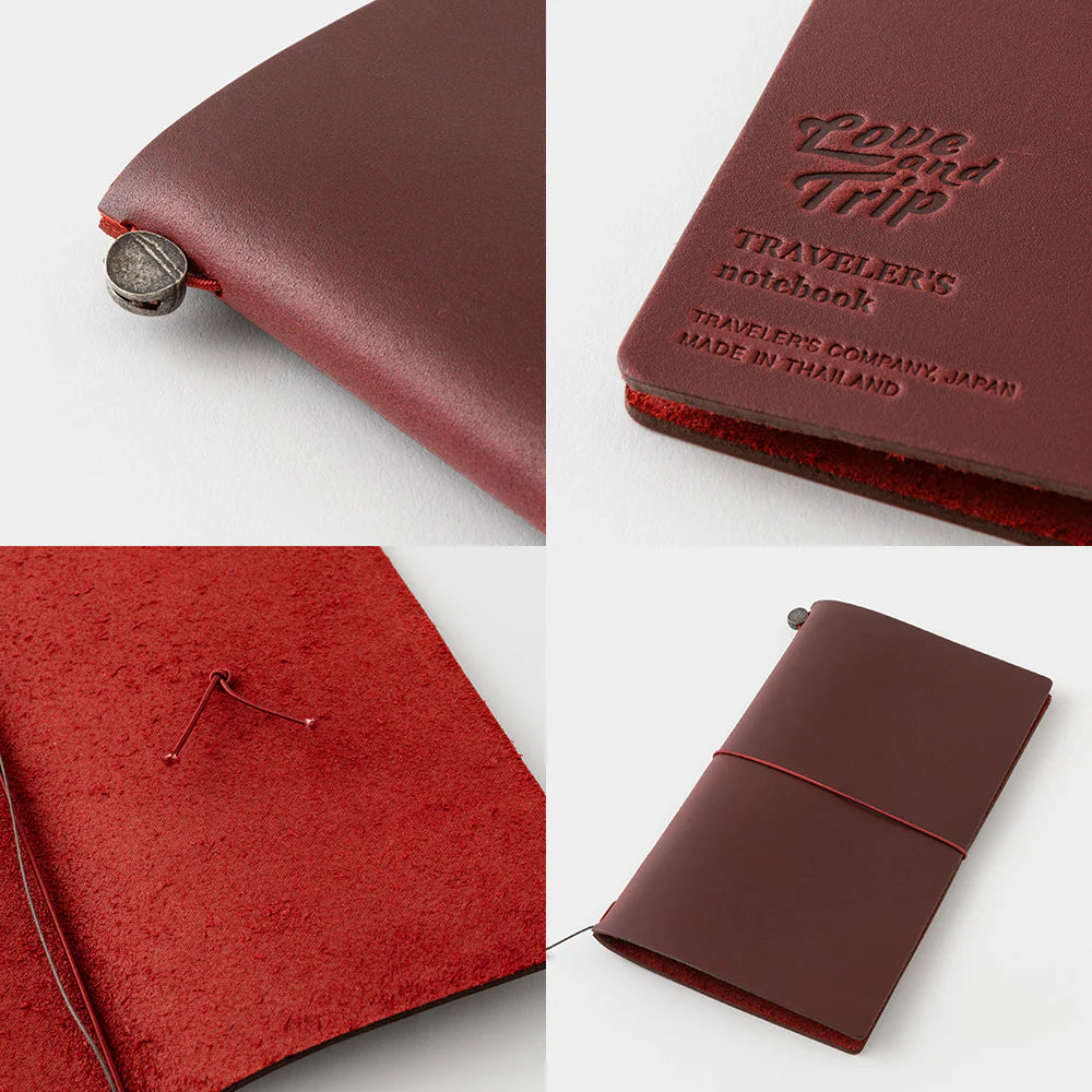 TRAVELER'S Notebook LOVE AND TRIP / Red (Regular Size)