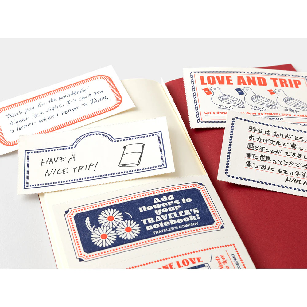 TRAVELER'S Notebook LOVE AND TRIP / Red (Regular Size)