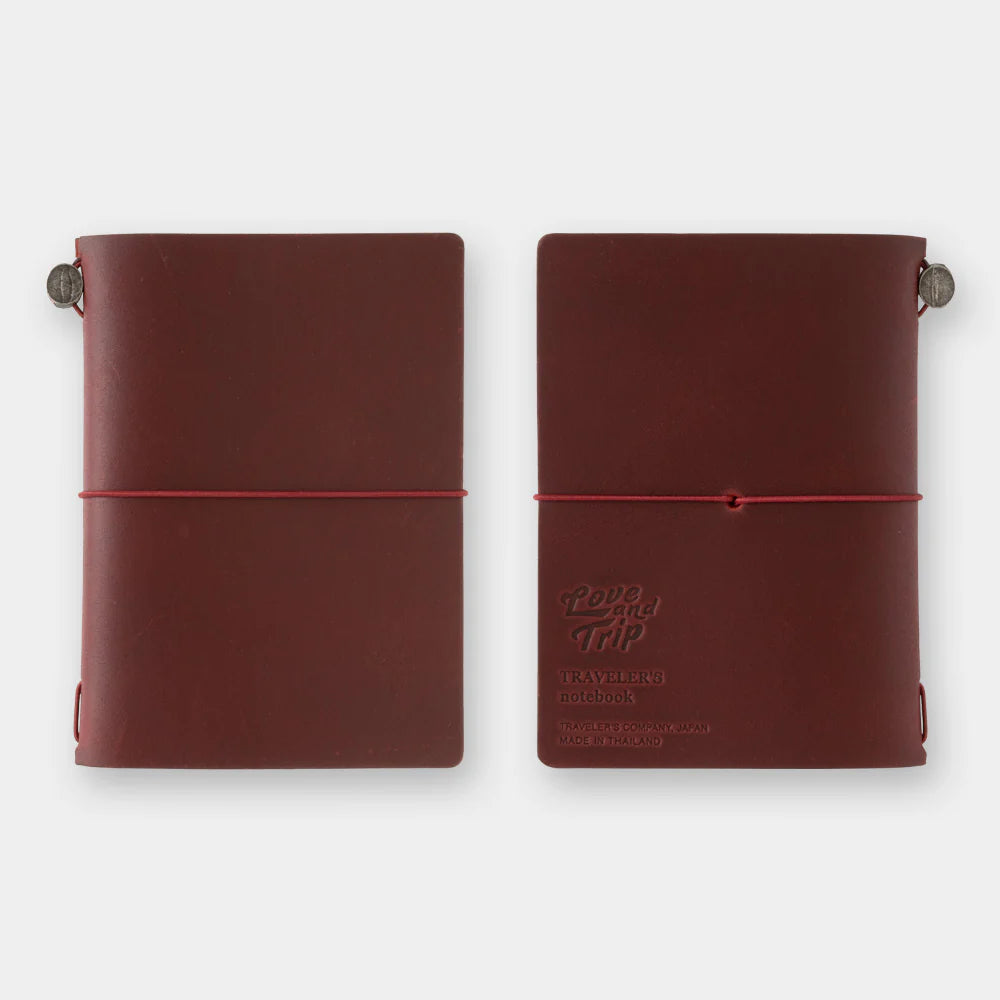 TRAVELER'S Notebook LOVE AND TRIP / Red (Passport Size)