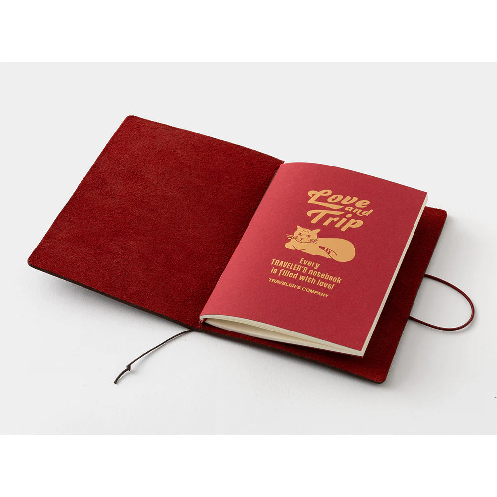 TRAVELER'S Notebook LOVE AND TRIP / Red (Passport Size)