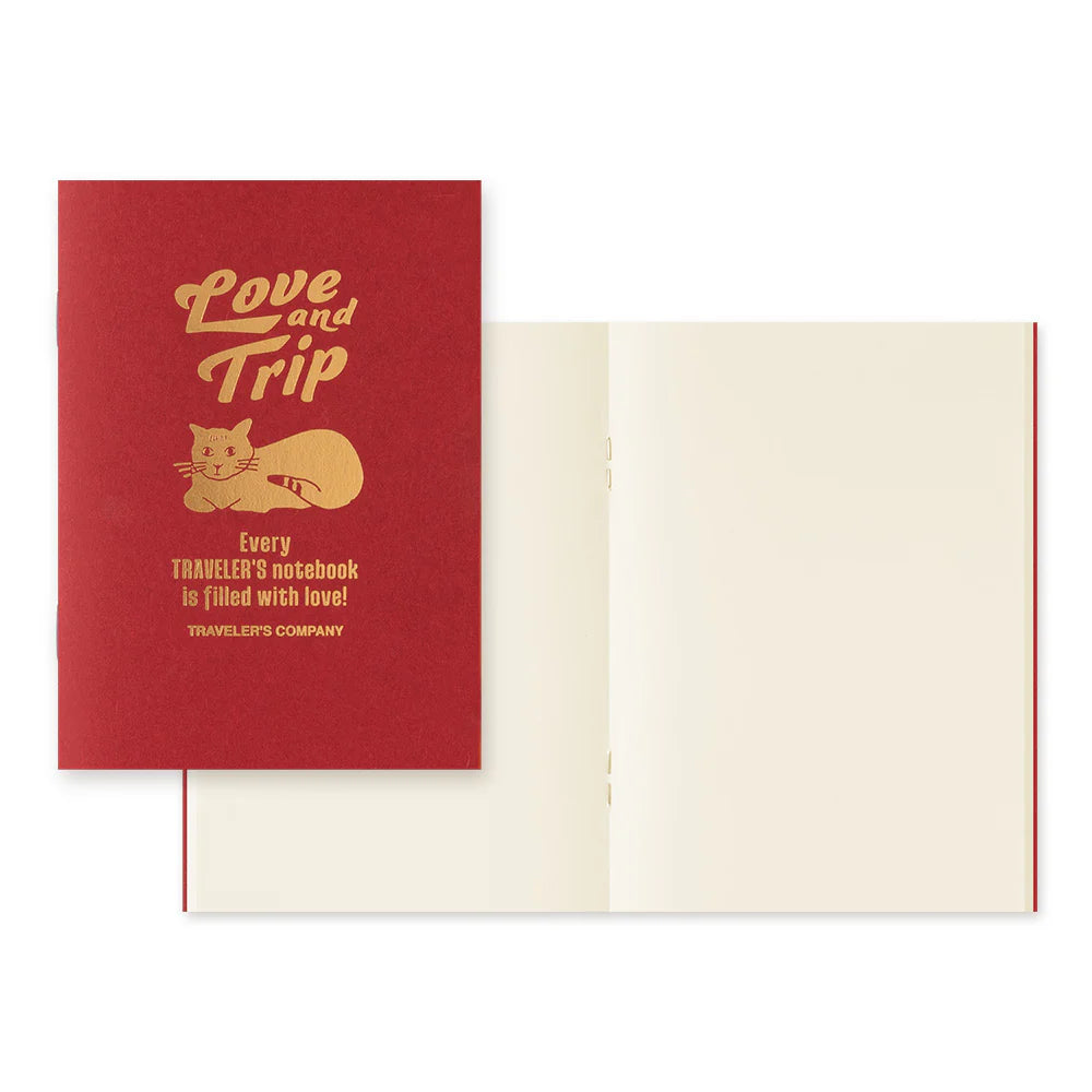 TRAVELER'S Notebook LOVE AND TRIP / Red (Passport Size)