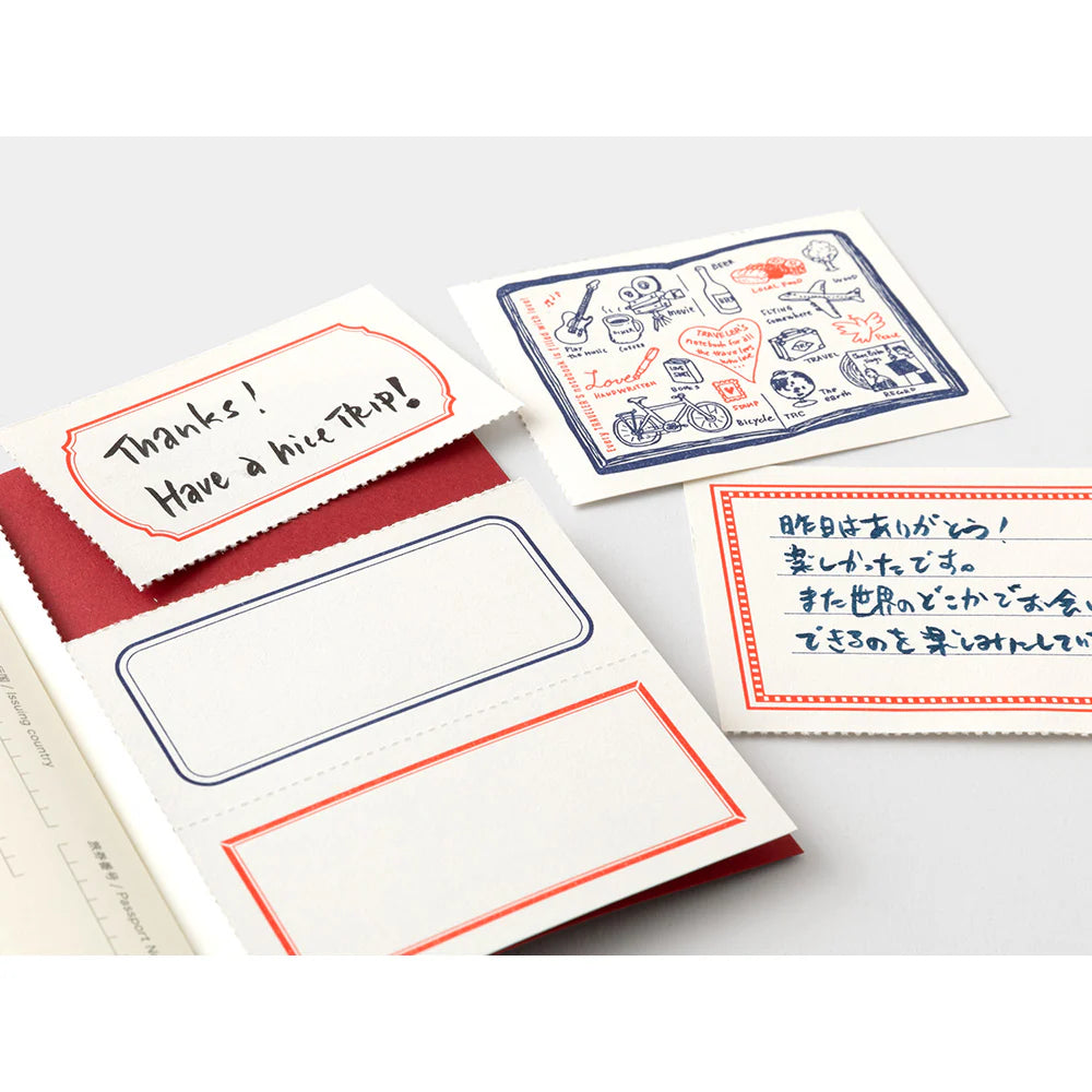 TRAVELER'S Notebook LOVE AND TRIP / Red (Passport Size)