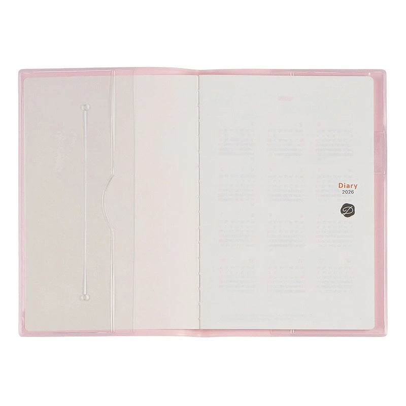 Rollbahn 2026 Beige Pony Monthly Planner Pocket Book 《A6》
