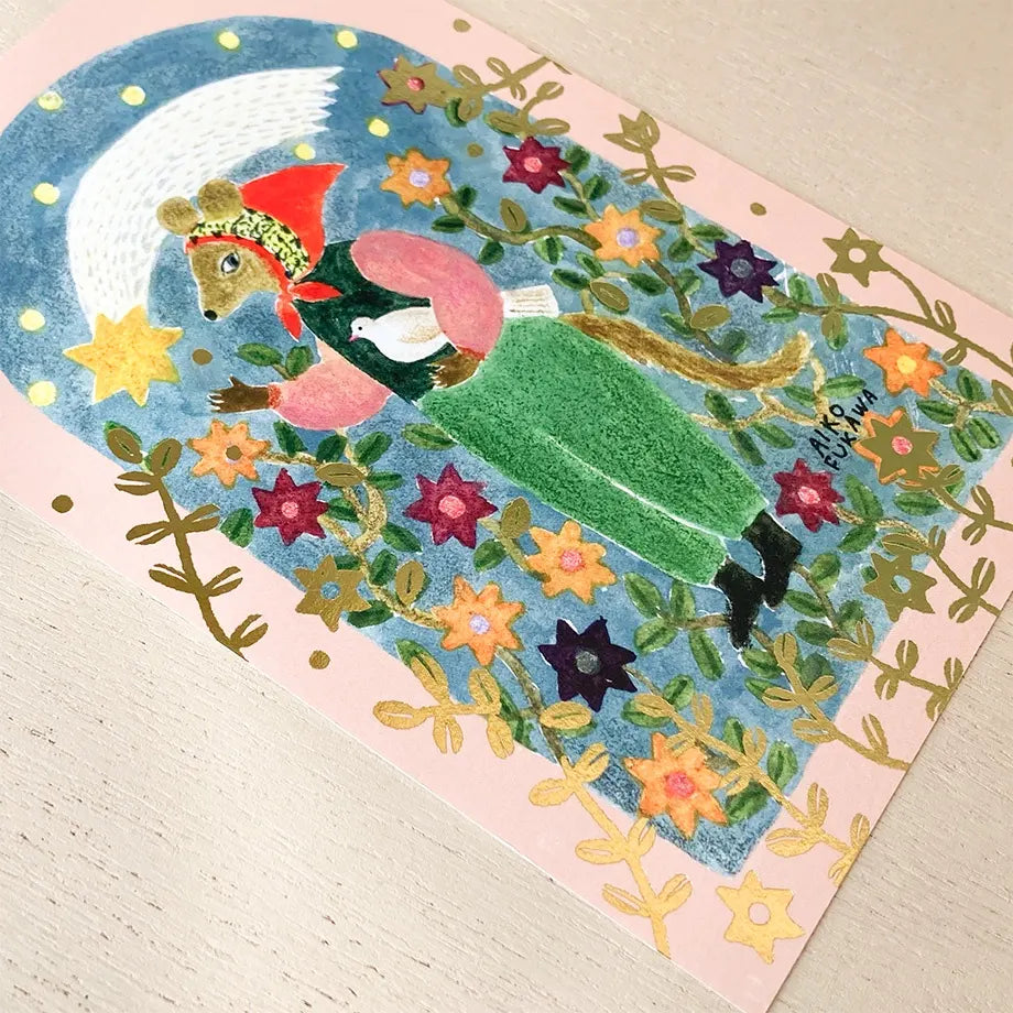 Amulet Foil Stamped Postcard / Aiko Fukawa · Cozyca
