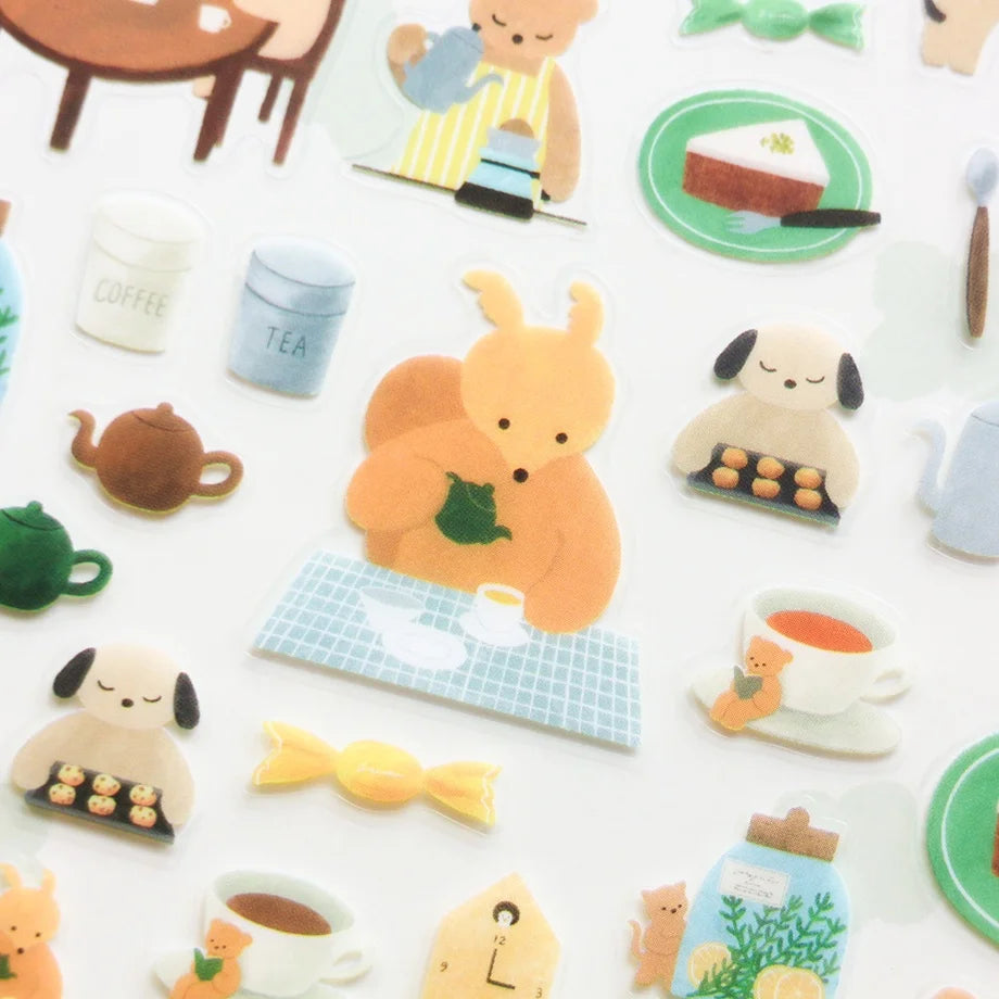 Tea Time / Mariko Fukuoka Stickers · Cozyca