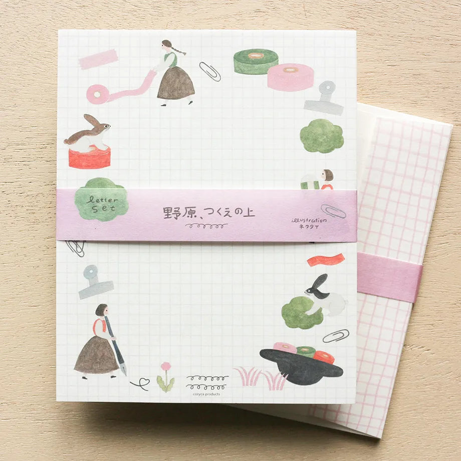 Field on the Desk Letter Set / Necktie · Cozyca