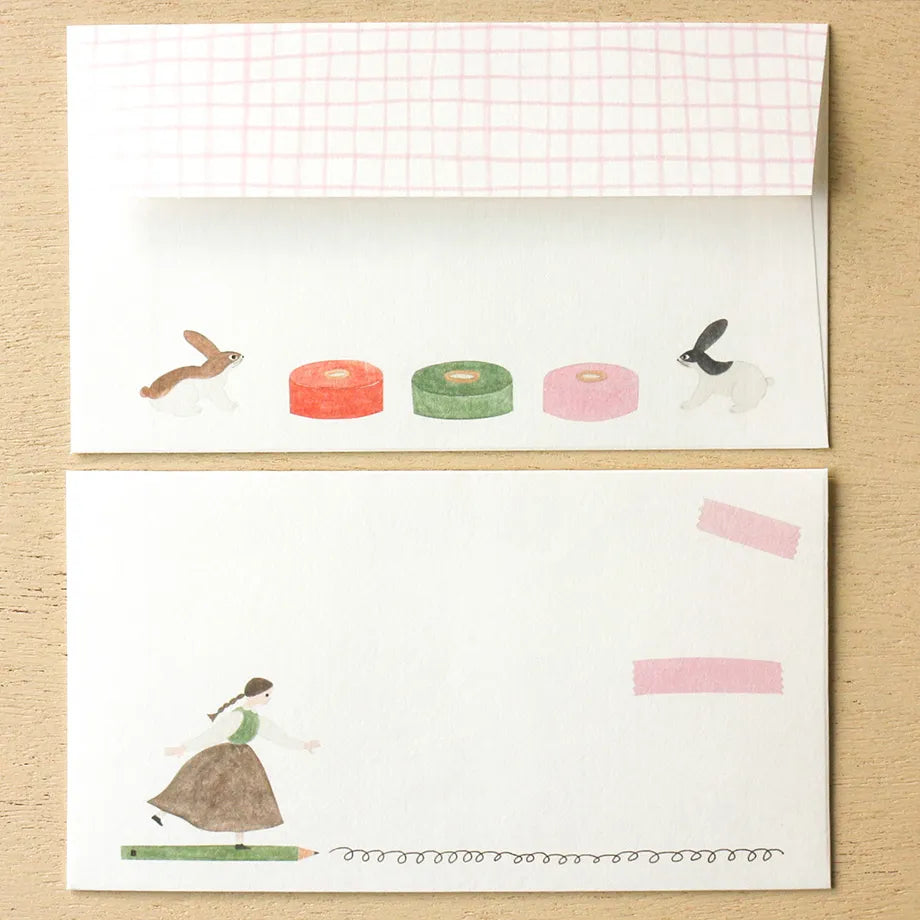 Field on the Desk Letter Set / Necktie · Cozyca
