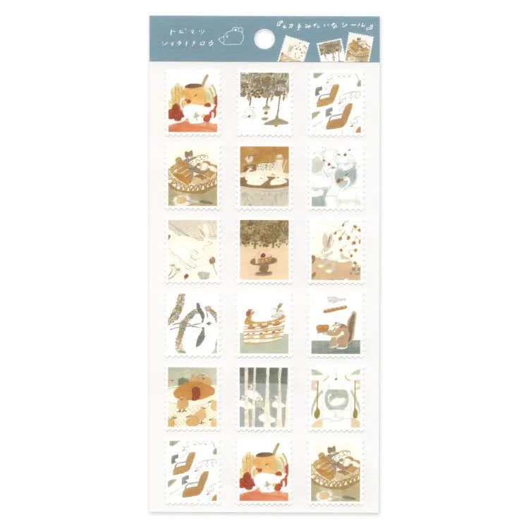 Stamps Stickers Sheet · Tobimatsu Shoichiro