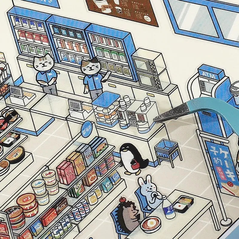 Convenience Store Sticker Diorama · BGM