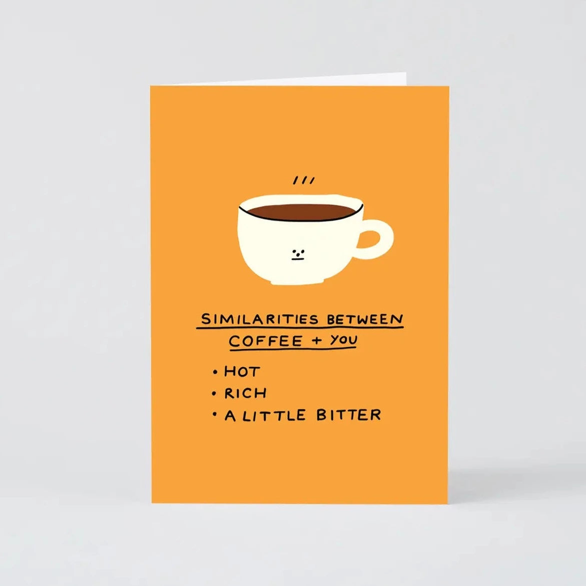 Coffee vs You Card · Wrap