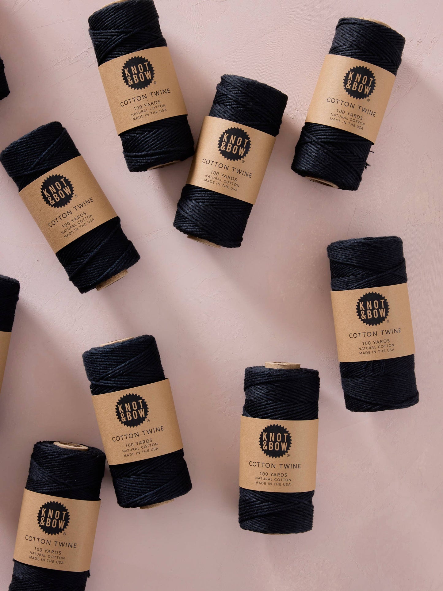 Black Cotton Baker's Twine · Knot & Bow