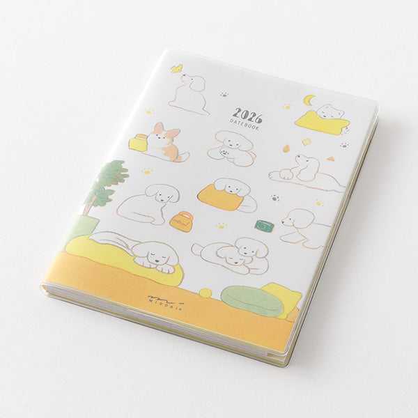 2026 Dog Pocket Diary A6 · Midori