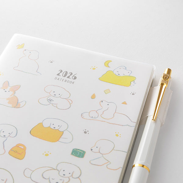 2026 Dog Pocket Diary A6 · Midori