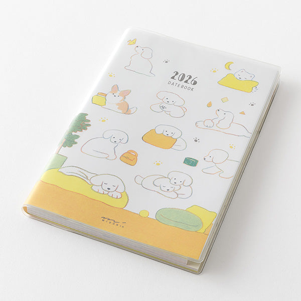 2026 Dog Pocket Diary B6 · Midori