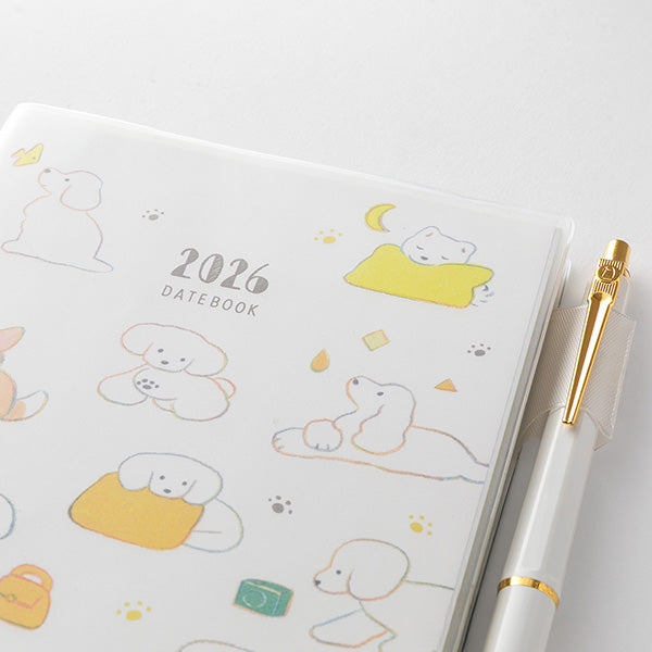 2026 Dog Pocket Diary B6 · Midori