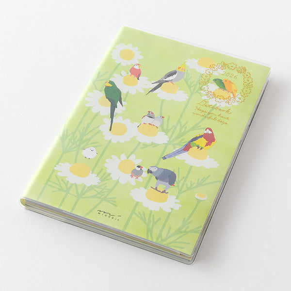 2026 Bird Pocket Diary B6 · Midori