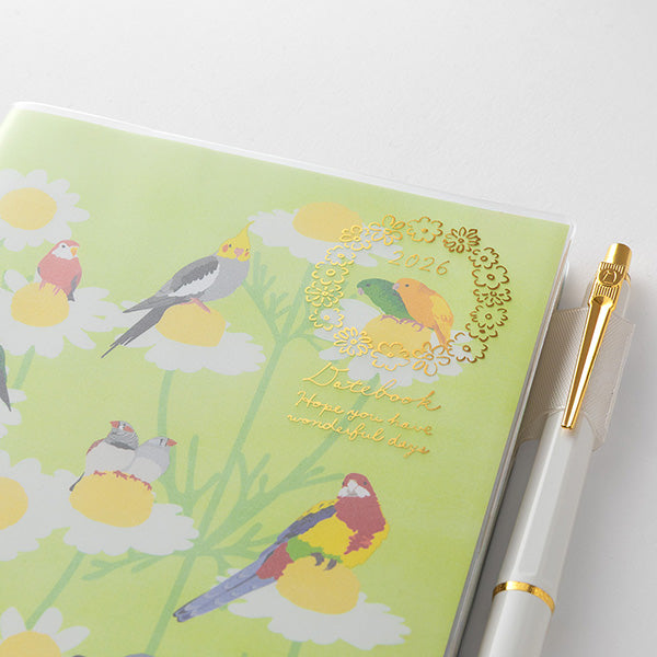2026 Bird Pocket Diary B6 · Midori