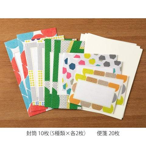 Gasa Gasa Assorted Letter Set - Colorful / Midori