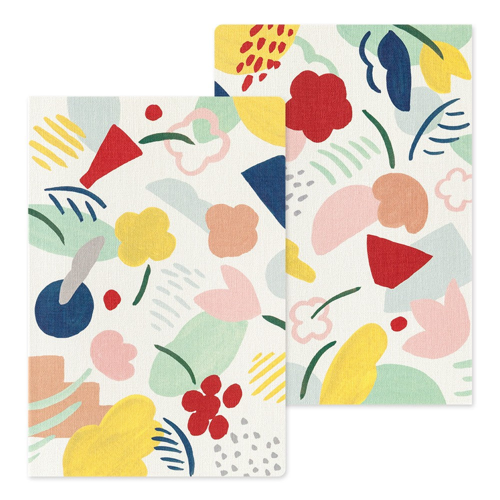 Textile Motif Yuru Log B6 Notebook · Midori