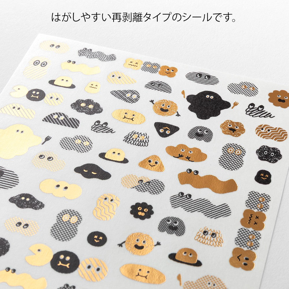 Mini Monster Yuru Log Sticker Sheet · Midori