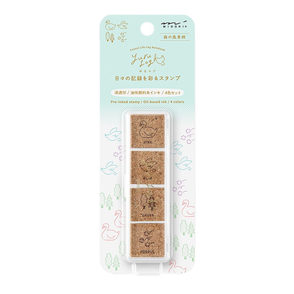Yuru Log Paintable Stamps · Midori