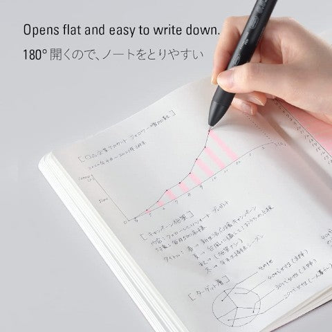 Stalogy 365 Days Notebook Dotted A5 - Red
