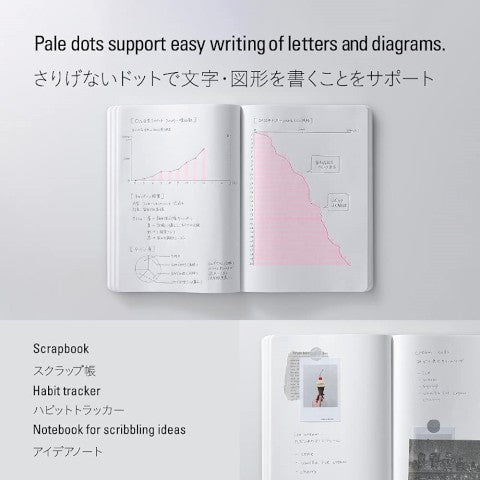 Stalogy 365 Days Notebook Dotted A5 - Red
