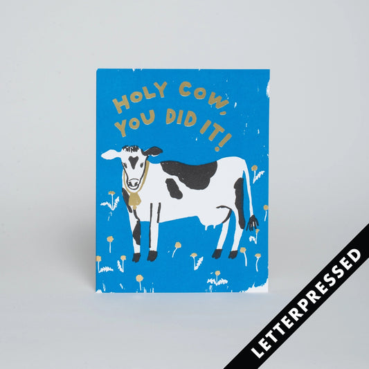 Holy Cow Congrats Card · Egg Press