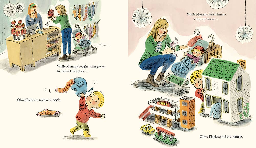 Oliver Elephant Picture Book by Lou Peacock