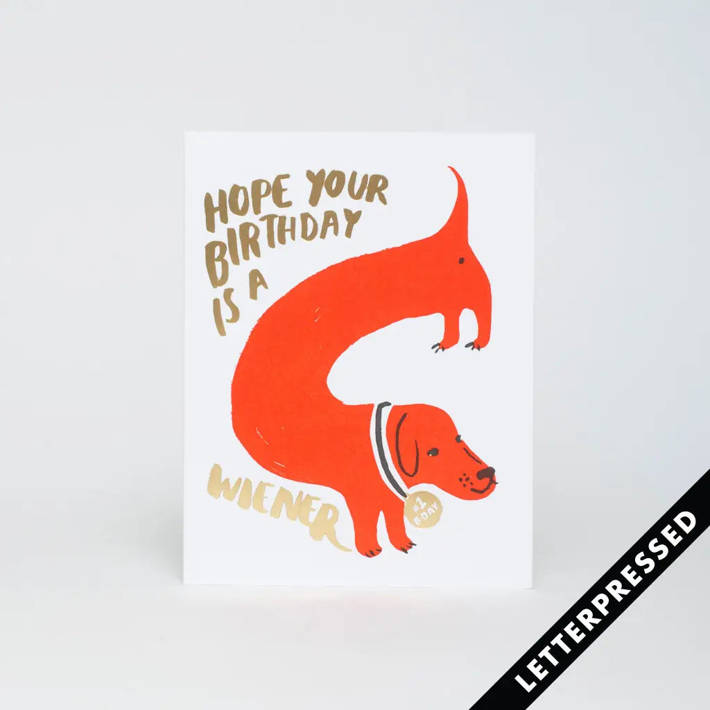 Wiener Birthday Card · Egg Press