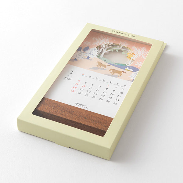 2026 Landscapes Stand Calendar · Midori