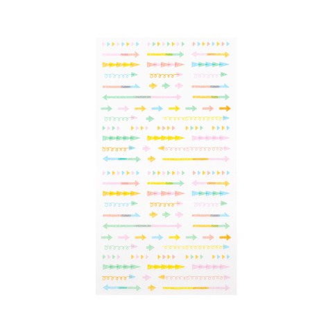 Pastel Arrows - Midori Planner Sticker Sheet