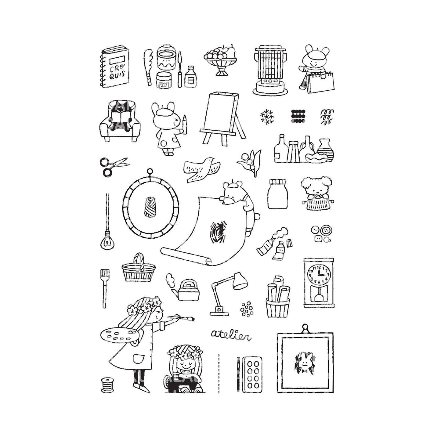 365: Atelier Clear Stamps · Sakuralala
