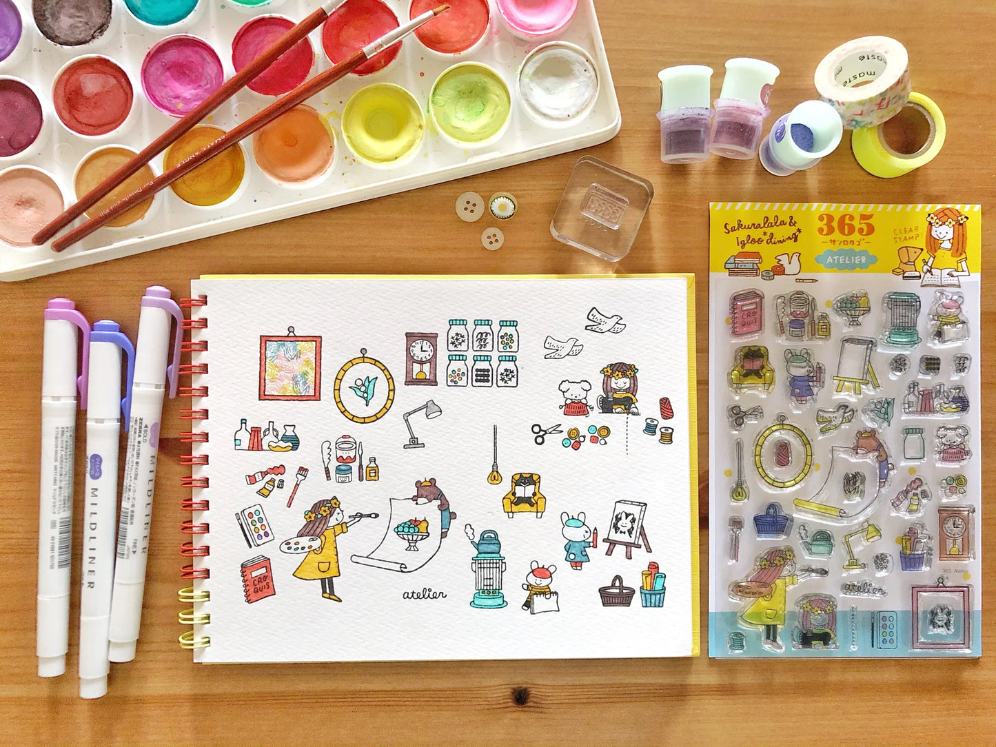 365: Atelier Clear Stamps · Sakuralala