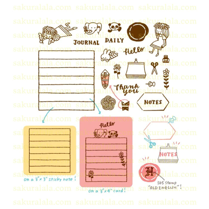 365: Happy Memo Clear Stamps · Sakuralala