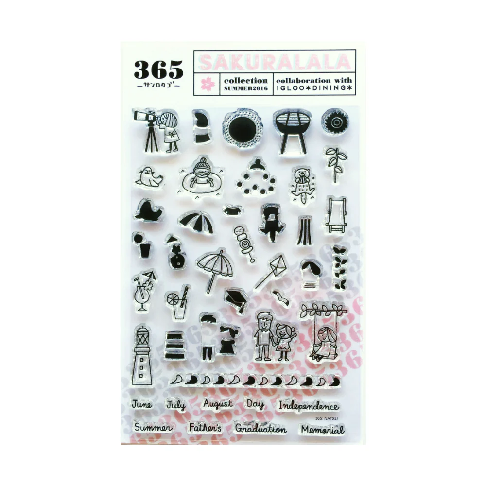 365: Nippon - Natsu Clear Stamps · Sakuralala