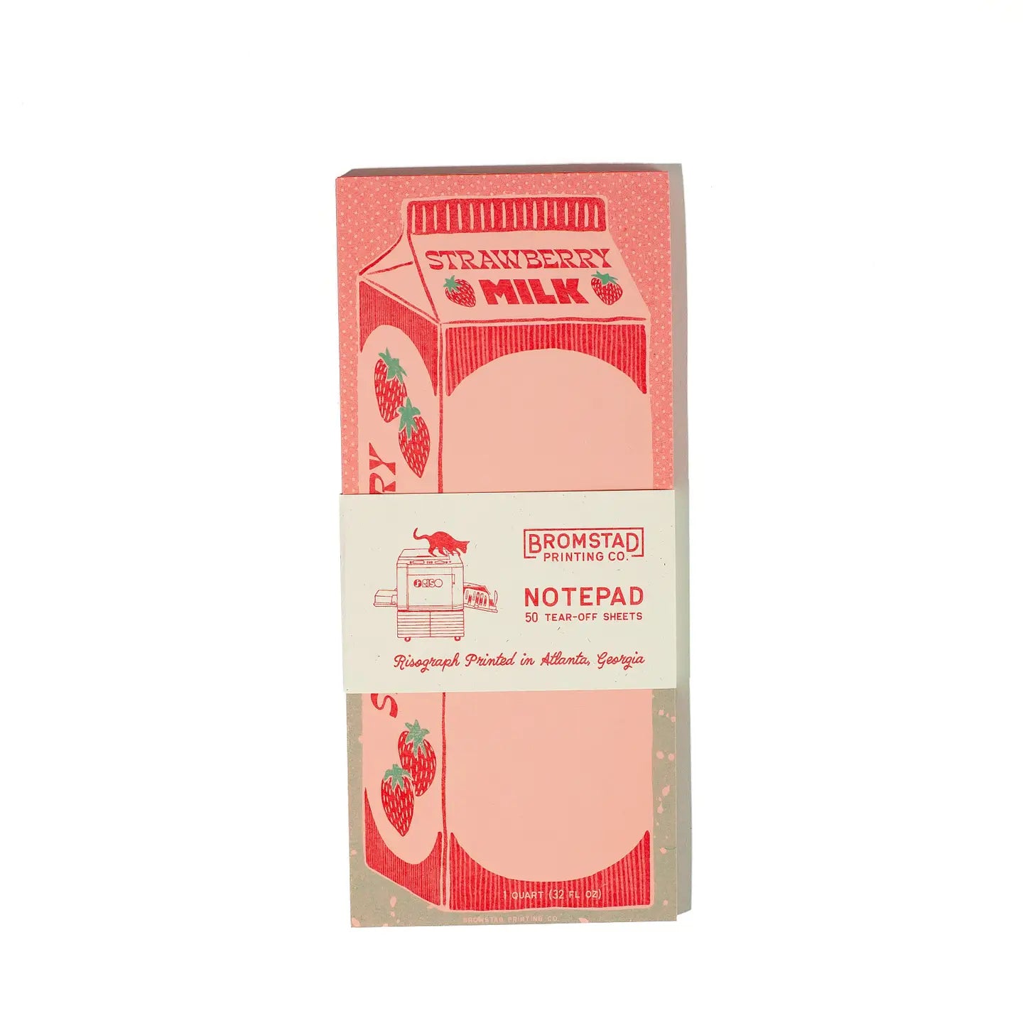 Strawberry Milk - Note Pad · Bromstad Printing Co.