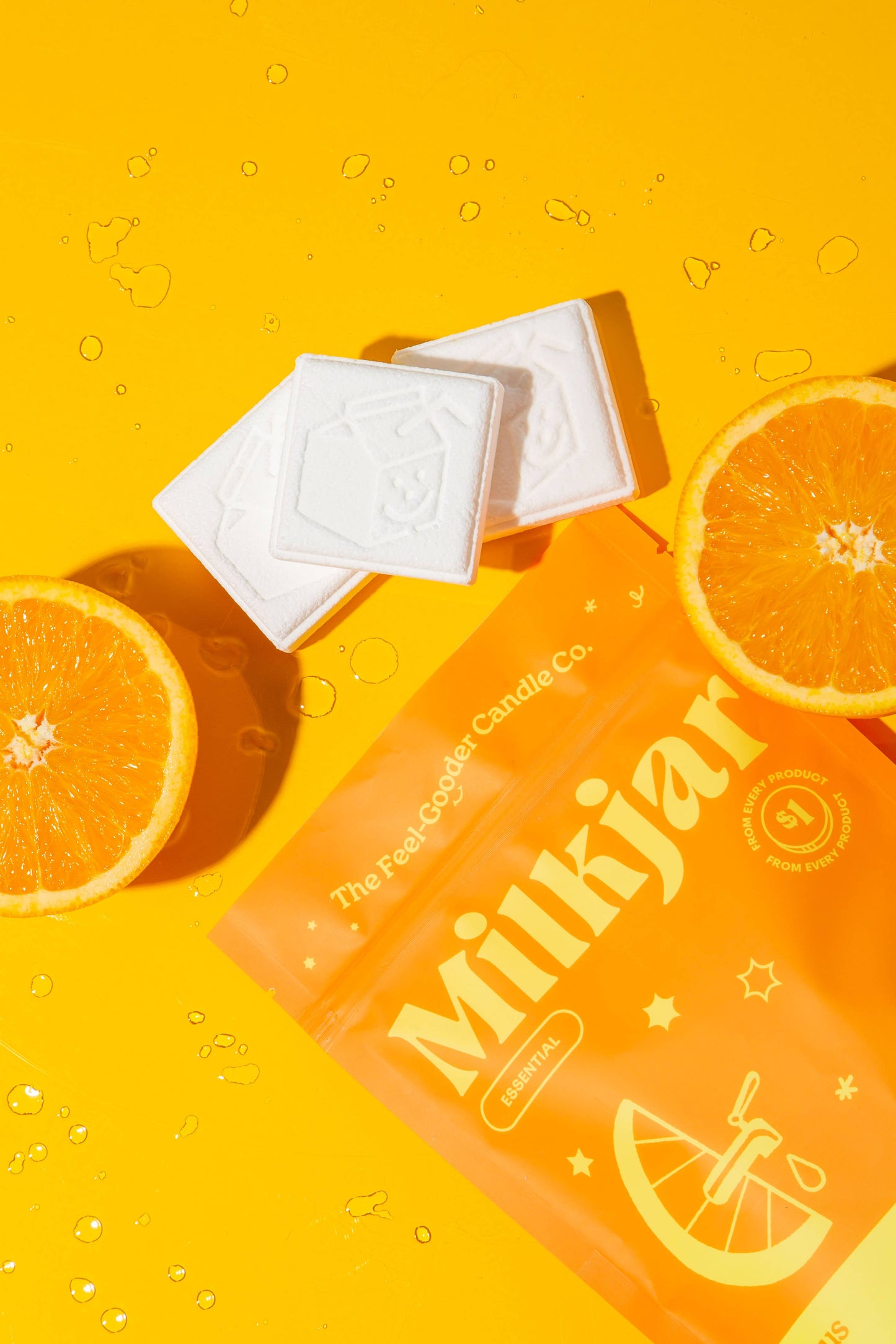 Citrus Essential Oil Shower Steamers · Milk Jar Candle Co.